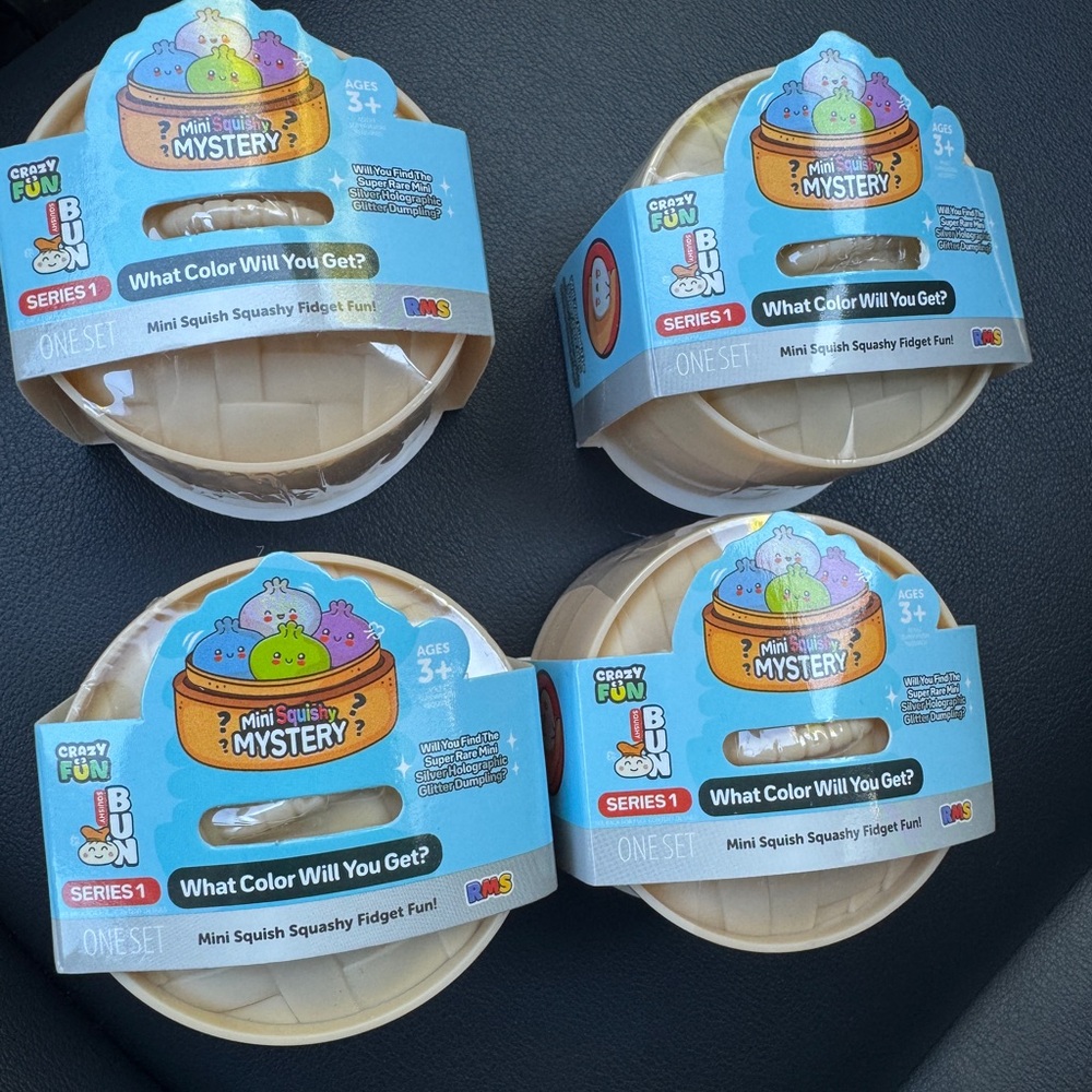 *4 Pack* BRAND NEW *MINI* Mystery Viral TikTok Squishy Dumpling Series 1 5 Below